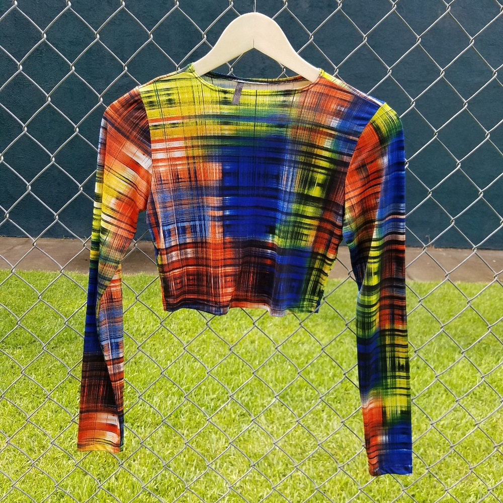 Multicolored Crop Top